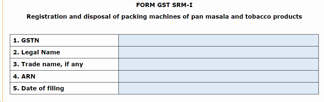 Form GST SRM I, II, and III is mandatory from May 15, 2024!