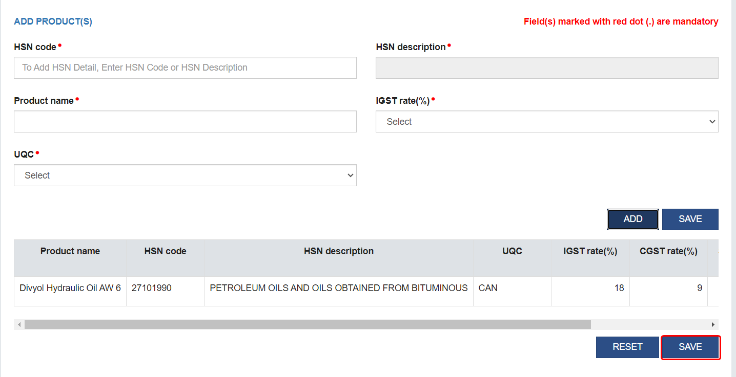 How to use the My masters option in GST login?