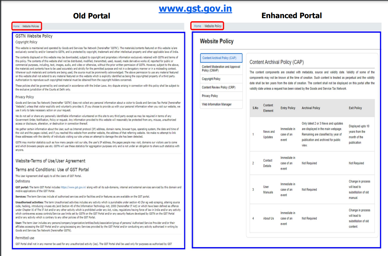 New GST portal features go live on May 3, 2024!