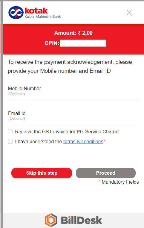 Now GST can be paid using Credit card, Debit Card and UPI